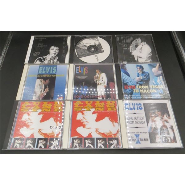 Lot of 9 Various Elvis Presley Music CD's
