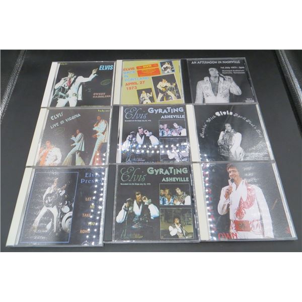 Lot of 9 Various Elvis Presley Music CD's