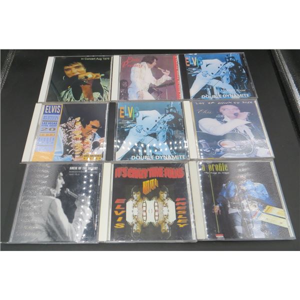 Lot of 9 Various Elvis Presley Music CD's