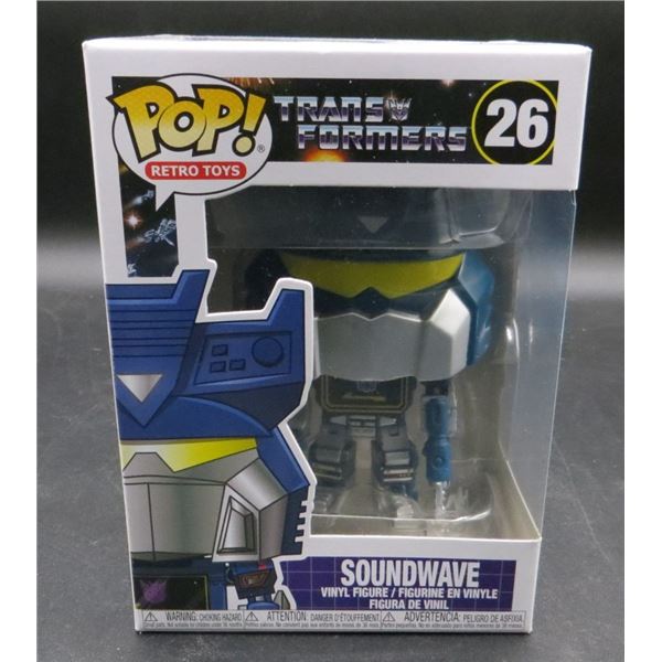 New Funko Pop Transformers Soundwave #26 BV $30