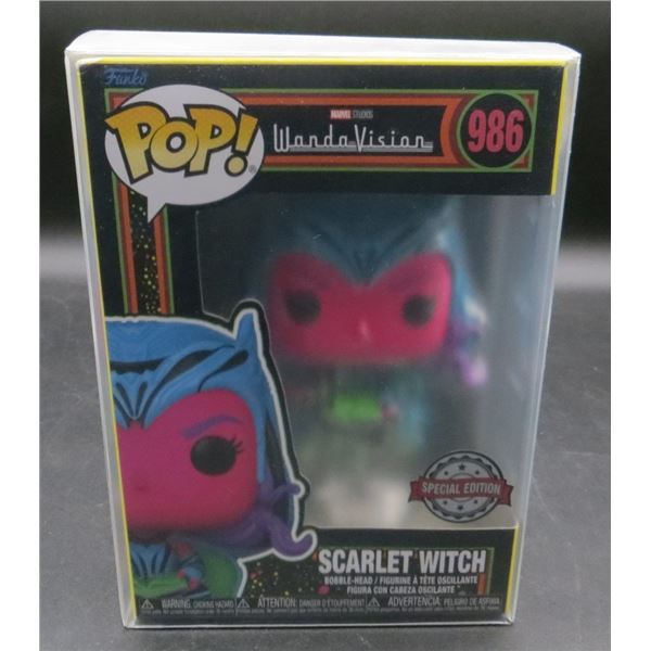 New Funko Pop Blacklight Scarlet Witch Special Edition #986