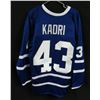 Image 1 : Nazem Kadri Toronto Maple Size XL Leafs Signed Jersey with (Dave & Adams COA)