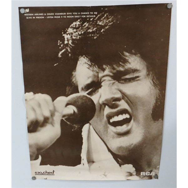Elvis Presley 630 Ched RCA Poster 17" x 22"