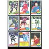 Image 1 : 1980-81 OPC O-Pee-Chee Lot Of 9 Vintage Cards Various Teams & Players