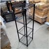 Image 2 : NEW 4 TIER METAL SHELF 14 INCH BY 14 INCH BY 45 INCH