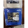 Image 2 : 2 NEW KING SIZE LUXURY SATIN 4PC SHEET SETS, TAUPE AND BLUE