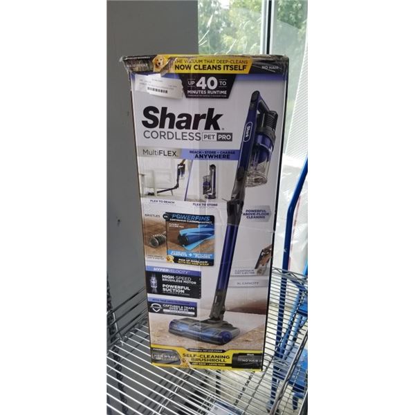 SHARK PET PRO MULTI-FLEX CORDLESS STICK VACUUM - TESTED WORKING, RETAIL $329