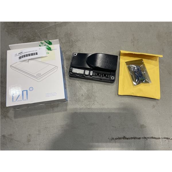 DIGITAL DOOR VIEWER WITH 3.5" LCD COLOR DISPLAY, DC MOTOR CONTROLLER AND USB COVERTER MODULE