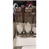 Image 2 : NEW GLASS/ STAINLESS STEEL CRYSTAL WATER BOTTLES WITH ROSE QUARTZ, AMEYTHST, LAPIS AND CLEAR QUARTZ,