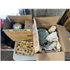 Image 1 : 2 BOXES OF VARIOUS PLATES AND DECOR
