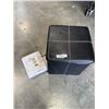 Image 1 : STORAGE OTTOMAN AND TWO SMALL SHELVES