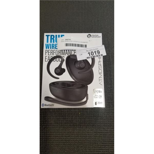 TRUE WIRELESS LIFESTYLE ADVANCED ATMOSPHERE PERFORMANCE EARBUDS