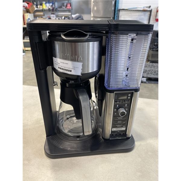 NEW NINJA SPECIALTY MULTI-USE 10 CUP COFFEE MAKER WITH MILK FROTHER - TESTED WORKING, RETAIL $349