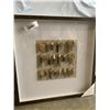 Image 1 : SHADOW BOX OF SEMI PRECIOUS STONES WRAPPED IN 24K GOLD FLAKE
