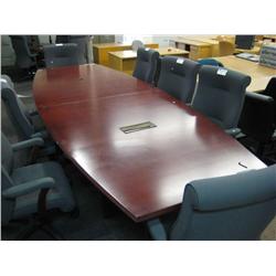 Mahogany 12 Ft Boardroom Table