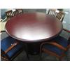 Image 1 : Mahogany Round Conference Table