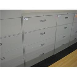 Grey 4 Drawer File Cabinet