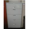 Image 1 : Hon 5 Drawer File Cabinet
