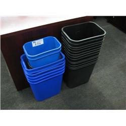 Lot Of Garbage Cans