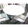 Image 1 : White & Chrome Table
