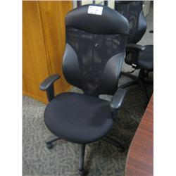 Mesh & Leather Highback Tilter Task Chair