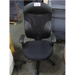 Mesh & Leather Highback Tilter Task Chair