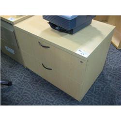 Maple 2 Drawer Lateral File Cabinet