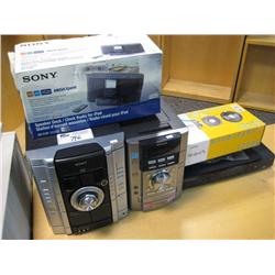 3 Sony Radio's/ 1 Motorola Receiver/ 1 Infinity