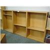 Image 1 : 3 - Cherry Maple 4 Ft Bookshelves