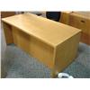 Image 1 : Maple Double Pedestal Desk With 2 - 2 Drawer Files