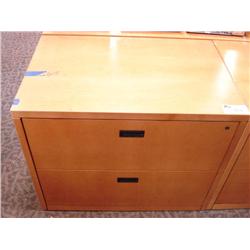 2- 2 Drawer Maple File Cabinets