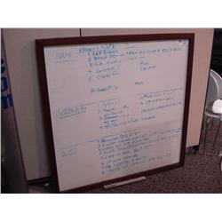 Cherry Framed Whiteboard