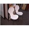 Image 1 : 4 White Stacking Chairs With Hardware