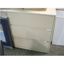 4-  3 Drawer File Cabinets