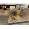 Image 3 : Qty 2 Metal Dayton Shop Fans 20" & 24' Dia w/ Mounts (works)