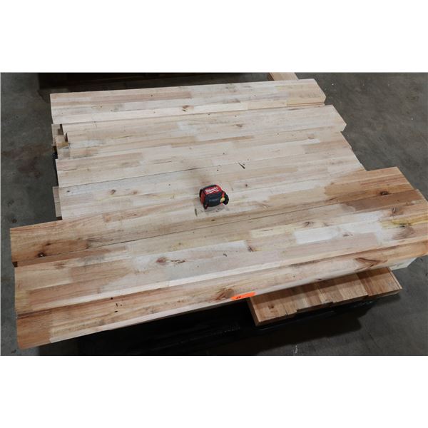 Pallet Albesia Core Lumber, Misc Lengths to 64"L