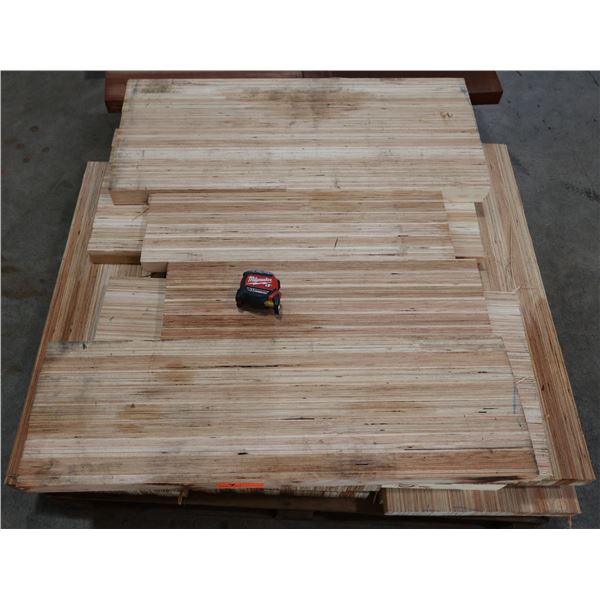 Pallet LVL Core Lumber, Misc Lengths to 37"L