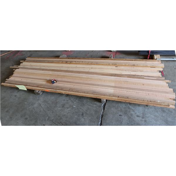 Bundle 4/4 Western Red Cedar Lumber, Misc Lengths to 120"L