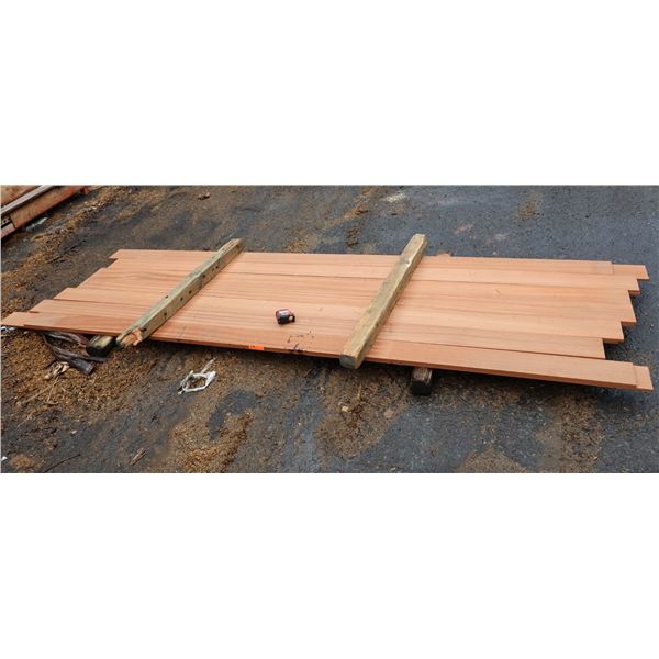 Bundle 1/2" Sapele Lumber, Misc Lengths to 148"L
