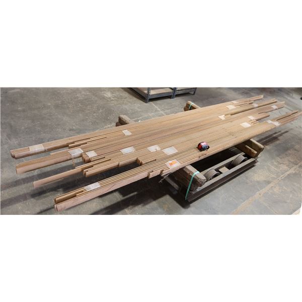 Multiple Teak Louver Blades, Misc Lengths to 158"