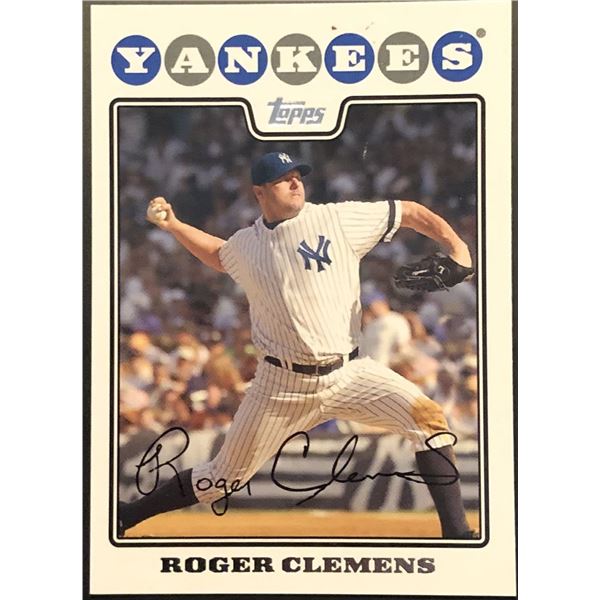 2008 TOPPS ROGER CLEMENS