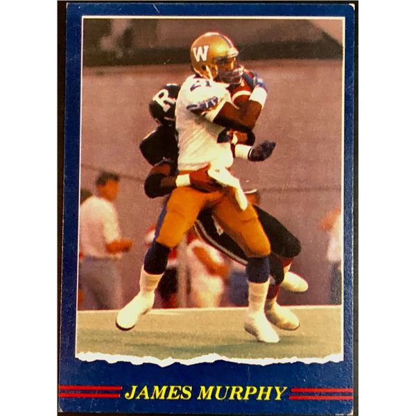 1989 JOGO CFL JAMES MURPHY (HOF)