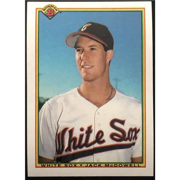 1990 BOWMAN JACK McDOWELL ROOKIE CARD