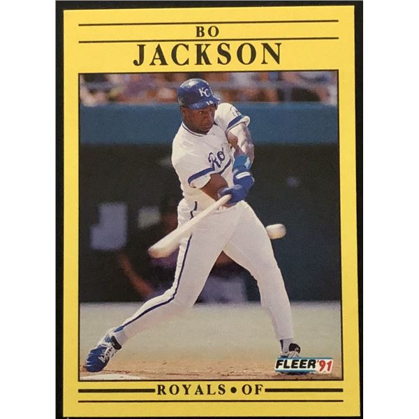 1991 FLEER BO JACKSON