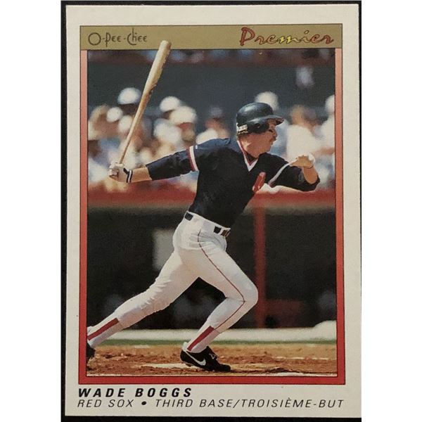 1991 O-PEE-CHEE PREMIER WADE BOGGS (HOF)