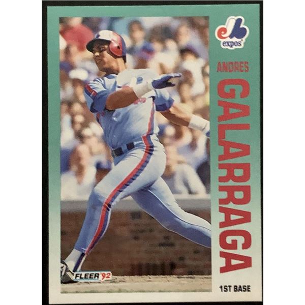 1992 FLEER ANDRES GALARRAGA