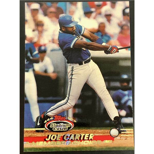 1993 TOPPS STADIUM CLUB JOE CARTER