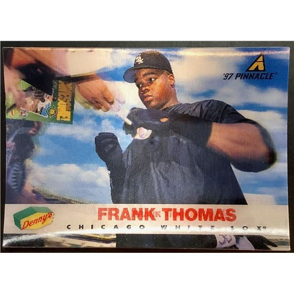 1997 PINNACLE DENNY'S FRANK THOMAS (HOF) HOLOGRAM