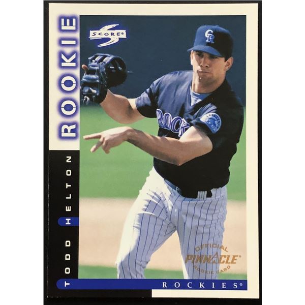 1997 SCORE TODD HELTON (HOF) ROOKIE CARD