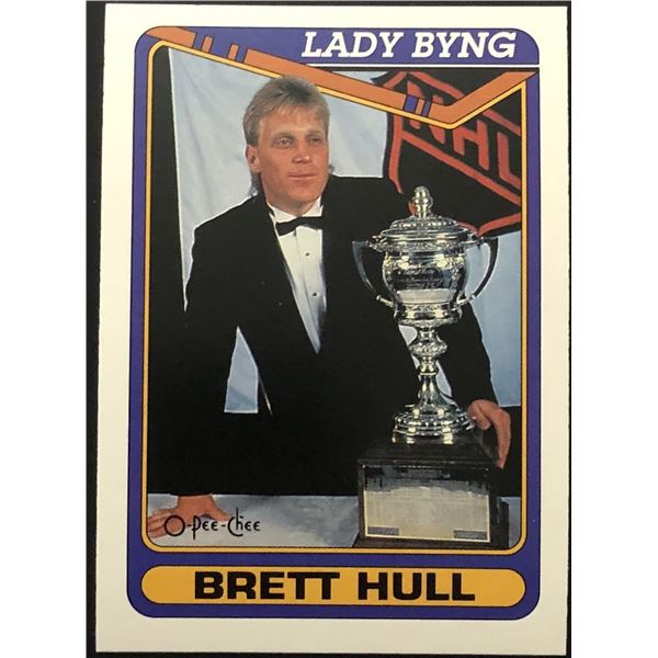 1990-91 O-PEE-CHEE BRETT HULL (HOF)